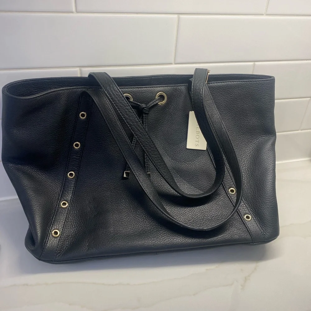 TALBOTS Leather Women's Tote Bag NEW WITH TAG